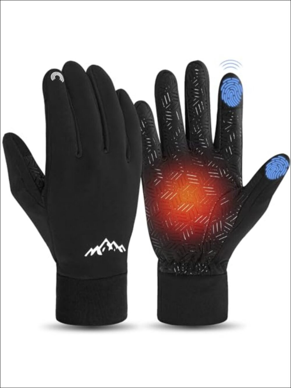 Winter Gloves Touchscreen Windproof Water Resistant Anti-Slip Thermal